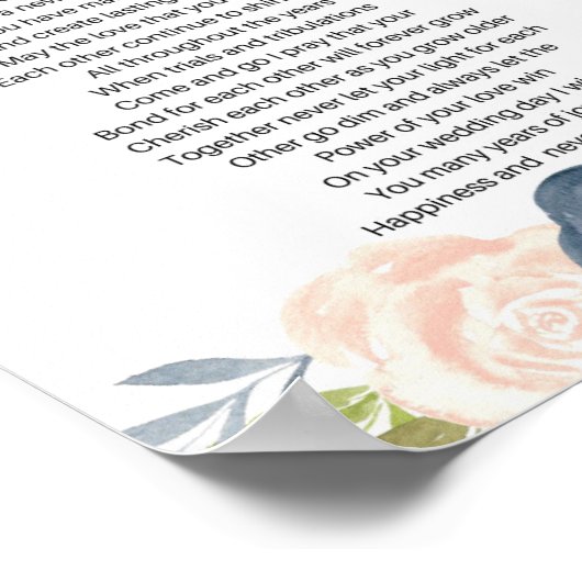 Op je huwelijksdag poster (Hoek)