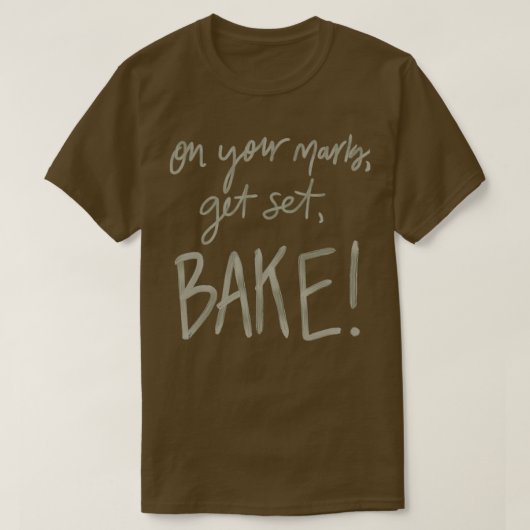 Op je merken krijg Set Bake GBBO T-shirt (Design voorkant)