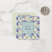 Op je Pensioennota Kaart: Notitiekaartje (Voorkant / Achterkant in situ)