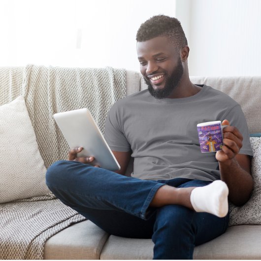 Op je schouders is papa mijn held koffiemok