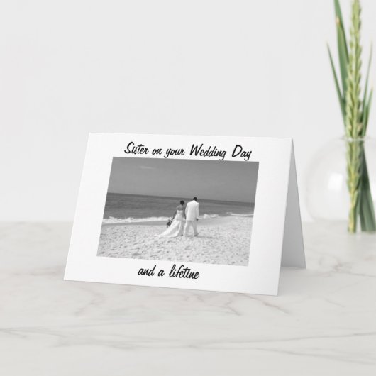 OP JE TROUWDAG EN VOOR ALTIJD KAART (Voorkant)