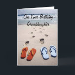 OP JE VERJAARDAG **KLEINDOCHTER** STRANDSTIJL KAART<br><div class="desc">Have FUN with this BEACH GRAD CARD for "YOUR GRANDDAUGHTER" and let her know how HAPPY IT IS HER "BIRTHDAY AND THAT YOU WISH HER ALL THAT HER HEART DESIRES" THANKS FOR STOPPING BY 1 OF MY 8 STORES</div>
