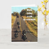 ** OP JE VERJAARDAG** MAAK HET DE RIT VAN JE LEVEN KAART (Gele Bloem)