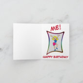 Op je verjaardag verdien je het beste, verjaardags kaart (Binnen)