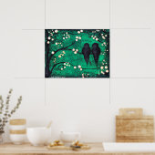 Op je zijvogel poster (Keuken)