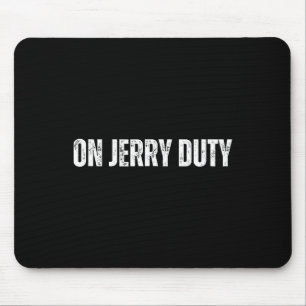 Op Jerry Duty Skiet Grappige Skiën Grappige Berg H Muismat