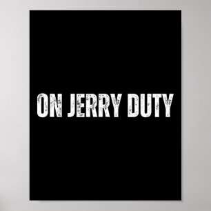 Op Jerry Duty Skiet Grappige Skijoke Berg Humo Poster
