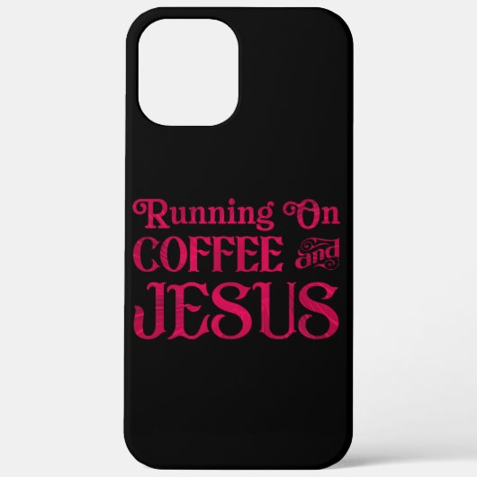 Op Jezus en koffie lopen Case-Mate iPhone Case (Achterkant)