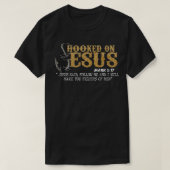 Op Jezus Mark 117, Religieuze Bijbelse Verse, geha T-shirt (Design voorkant)