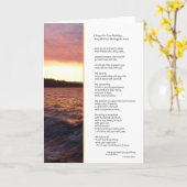 Op jouw verjaardag, kunnen al deze zegeningen jull kaart (Gele Bloem)