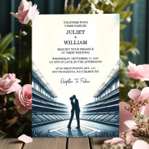 Op Kampioen Team Bal Veldhoogte Honkbal Bruiloft