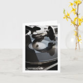 OP **KERST** LATEN WE DANSEN OP ONZE STEREO KAART (Gele Bloem)