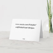 Op kerst wees aardig voor dikke mensen Kaarten (Achterkant)