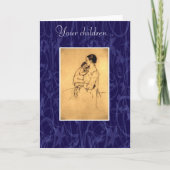 Op Kinderen door Kahlil Gibran Kaart (Voorkant)