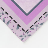 Op kleindochter met grote knuffel fleece deken (Hoek)