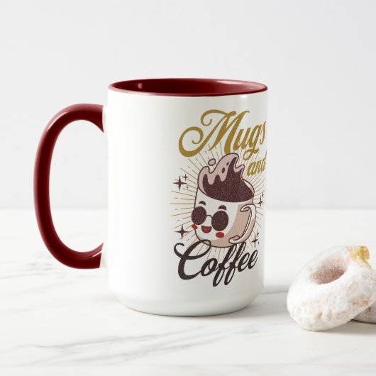 Op kunst geïnspireerde drinkwaren mok (Met donut)