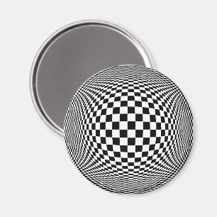 Op kunst magneet