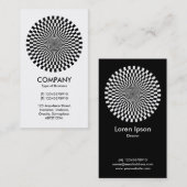 Op kunst visitekaartje (Voorkant / Achterkant)