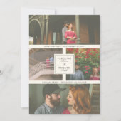 Op laatste bruiloft foto Save the Date (Voorkant)