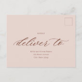 Op laatste bruiloft RSVP-antwoordkaart Briefkaart (Achterkant)