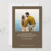 Op laatste EDITABLE achtergrondkleur sparen de Dat Save The Date (Achterkant)