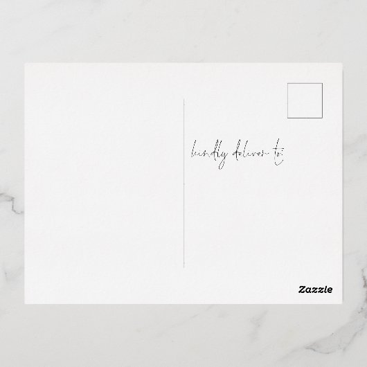 Op laatste fotobruiloft sla het Briefkaart Datum F (Achterkant)