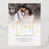 Op laatste fotobruiloft sla het Briefkaart Datum F (Voorkant)