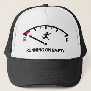 Op leeg lopen trucker pet