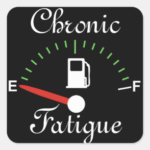 Op Leeg lopen Vierkante Sticker