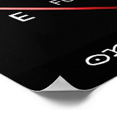 Op leeg Poster lopen (Hoek)