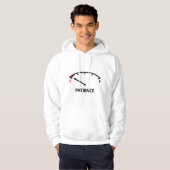 Op lege ritten: geduld hoodie (Voorkant volledig)