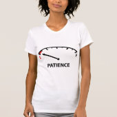 Op lege ritten: geduld t-shirt (Voorkant)