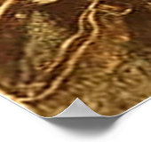 Op Les Aura. ~ Franse Wereldoorlog 1. Poster (Hoek)