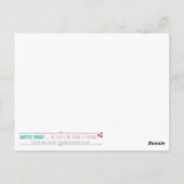 Op liefde. Citaat van Lao Tzu Briefkaart (Achterkant)