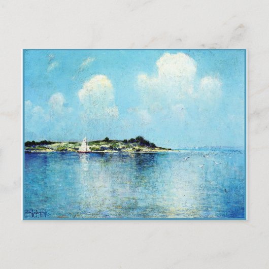 Op Long Island Sound bij Shelter Island Briefkaart (Voorkant)