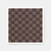 Op LV geïnspireerde geruite servetten (Voorkant)