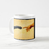 Op maandag maakte God laboratoria Koffiemok (Voorkant links)