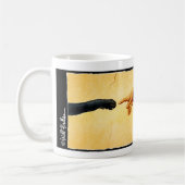 Op maandag maakte God laboratoria Koffiemok (Links)