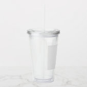 Op maat 0,5L, Helder Acryl Drinkbeker (Rechts)