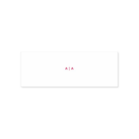 Op maat 2,15" x 0,78" stempel (Design)