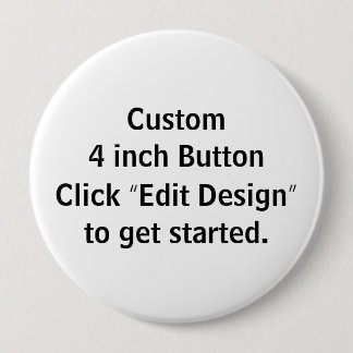 Op maat 4 inch Ronde Pin/ Button 4,0 Cm