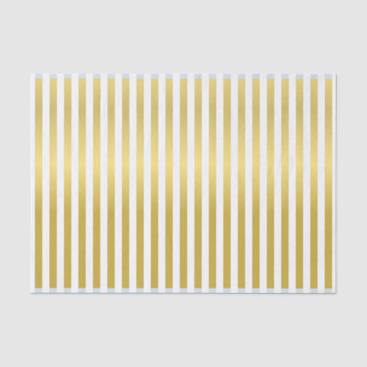 Op maat bedrukt goud effect gestreepte tissue pape tissuepapier (Voorkant)