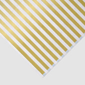 Op maat bedrukt goud effect gestreepte tissue pape tissuepapier (Detail)