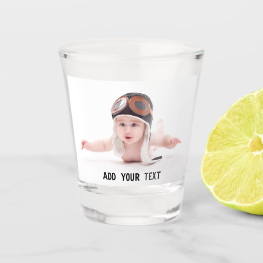 Op maat bedrukt persoonlijk foto shot glas (Voorkant)