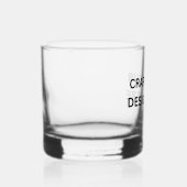 Op maat bedrukt – Upload uw eigen ontwerp Whisky Glas (Rechts)