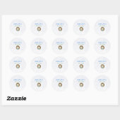 Op maat bedrukte stickers gepersonaliseerd feest | (Vel)