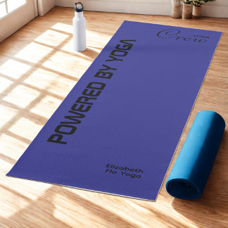 Op maat bedrukte yoga crew deep blue yogamat