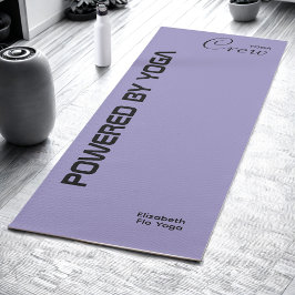 Op maat bedrukte yogacrew ocean lichtpaars yogamat