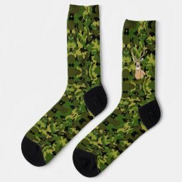 Op maat camouflage whitetail bemanning sokken