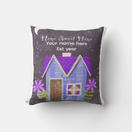 Op Maat De Handtekening Whimsy (Roze & Turkoois) S Kussen